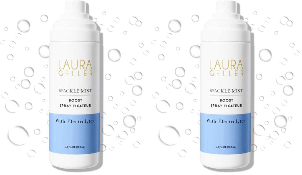 LAURA GELLER NEW YORK Spackle Mist Boost Setting Spray with Electrolytes - Long-Lasting Makeup Spray with Blue Light Protection - Dewy Skin Makeup Setting Spray